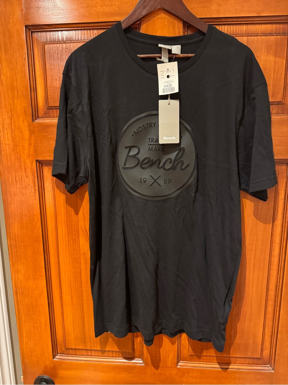Bench Black Short-Sleeve Logo Tee